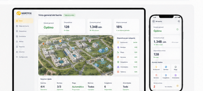 Plataforma IoT para la gestión de un barrio